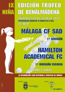 Cudeca Malaga CF Hamilton FC