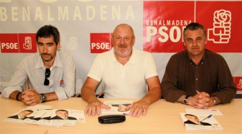 carnero-brewer-psoe Victor Navas, Alfred Brewer y Javier Carnero