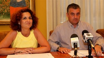 Pilar Serrano y Javier Carnero en rueda de prensa