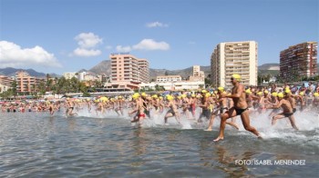 travesia_nado_Benalmadena_Isabel_Menendez (2) La prueba contó con un total de 156 participantes