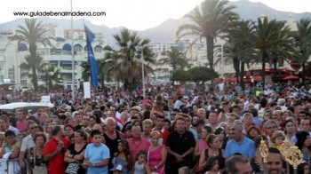 Miles de turistas no quisieron perderse la Veladilla del Carmen