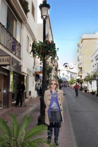 20111207_adornos_florales_calle_flores Inmaculada Vasco nos presentó la decoración floral de las principales calles comerciales del centro